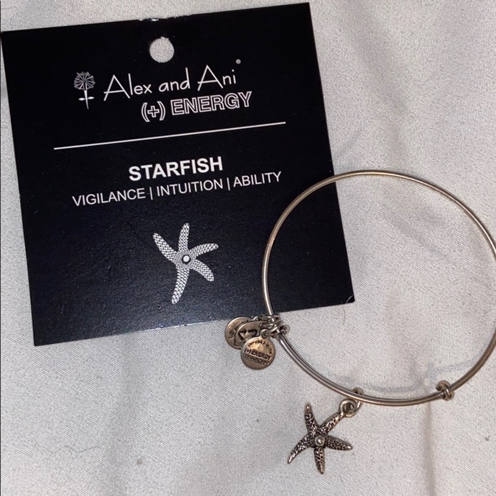 ALEX AND ANI silver Starfish bracelet